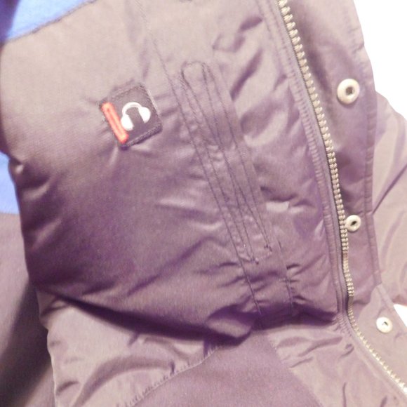 OLD NAVY Rain Parka Insulated Super Warm yet Lightweight Reflective Stripe Sz L - Picture 6 of 10